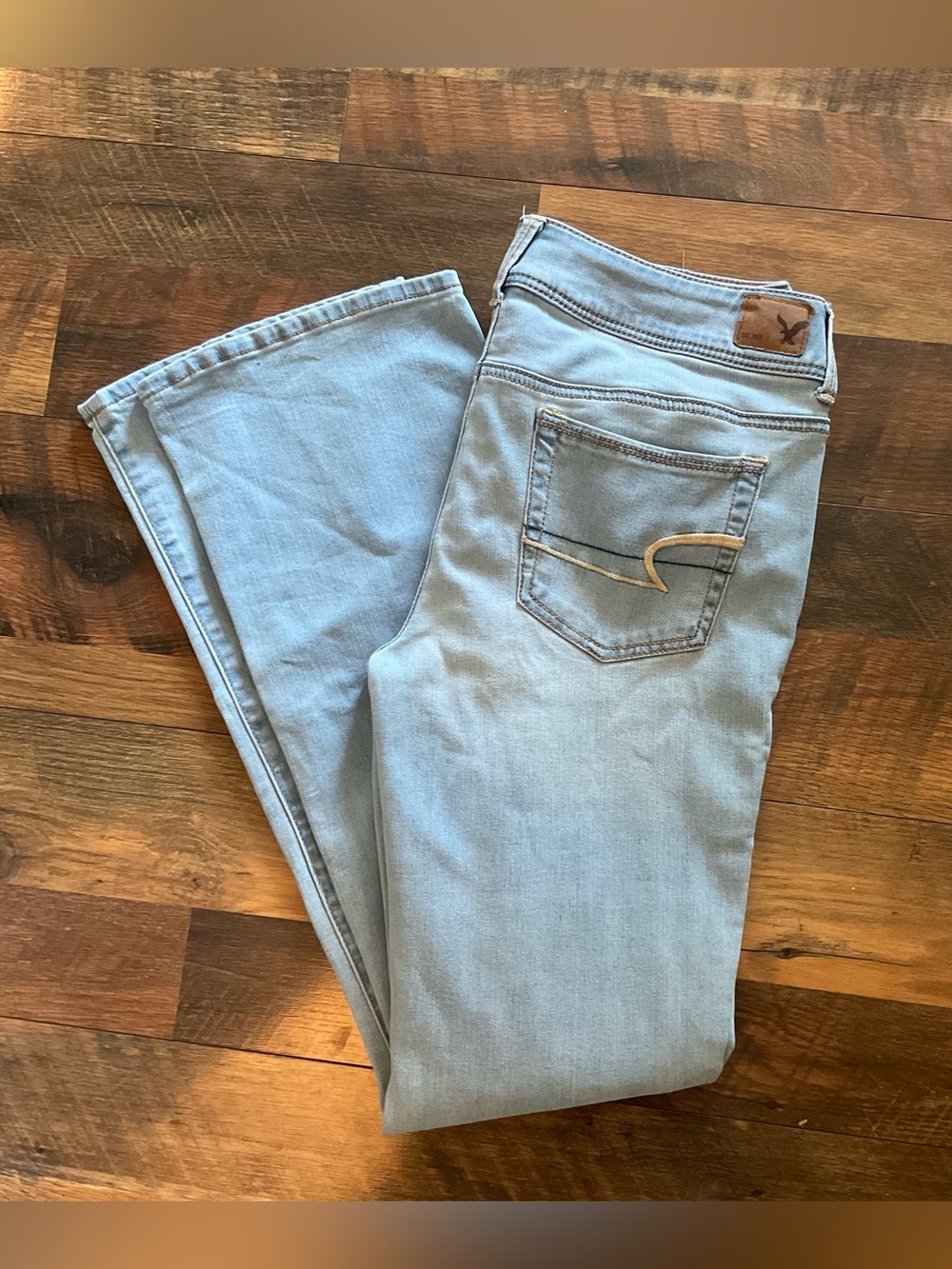 Vintage Y2K American Eagle Kick Boot Jeans 10